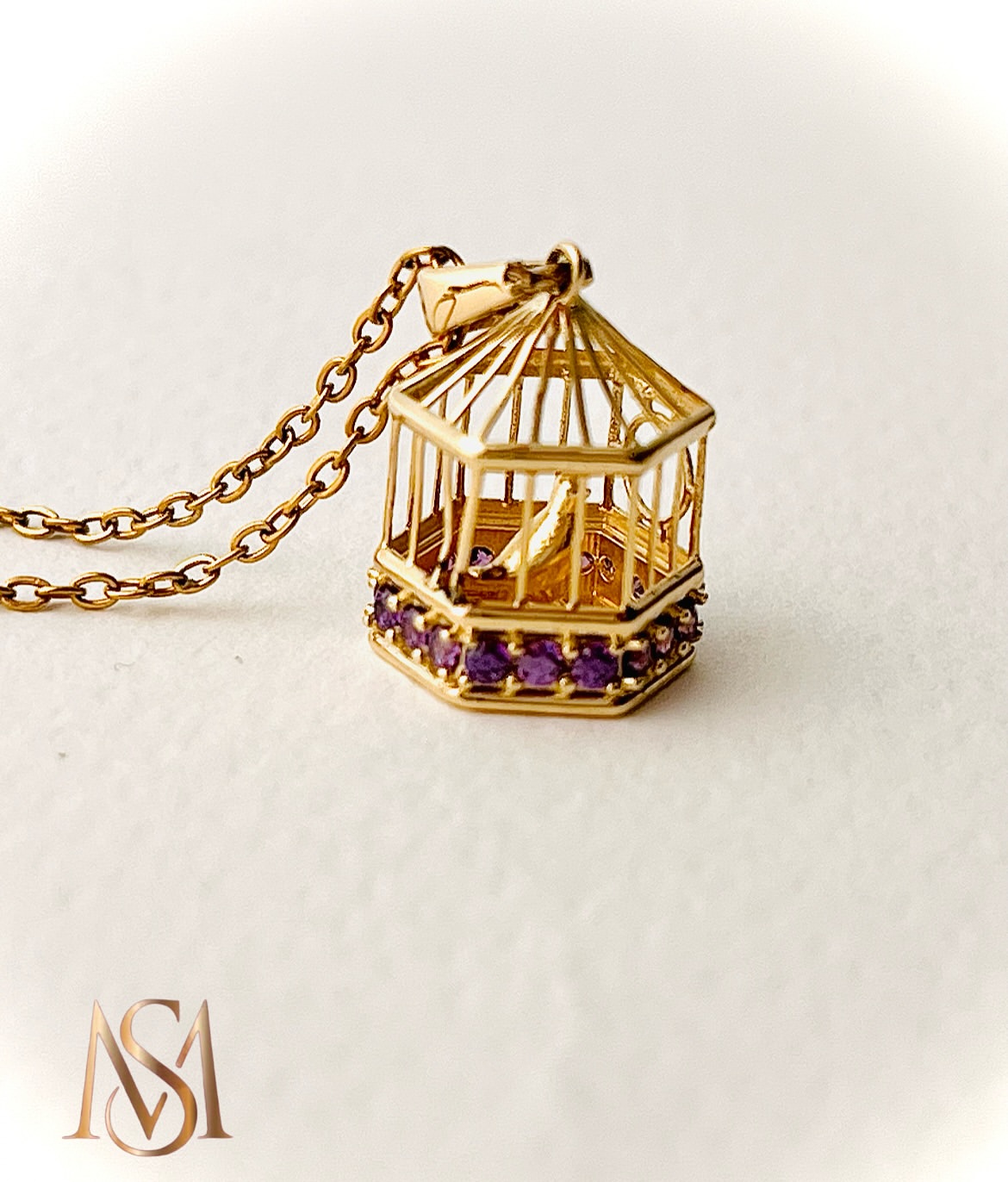 آویز پرنده و قفس