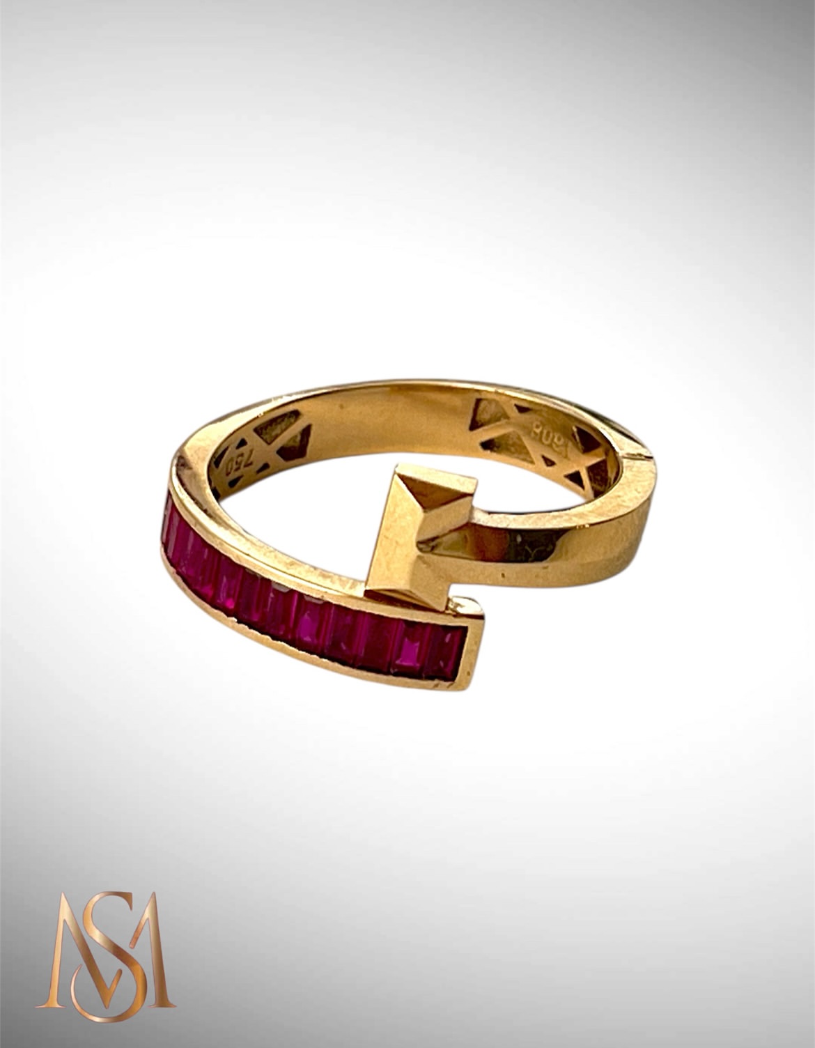 انگشتر تیفانی روبی